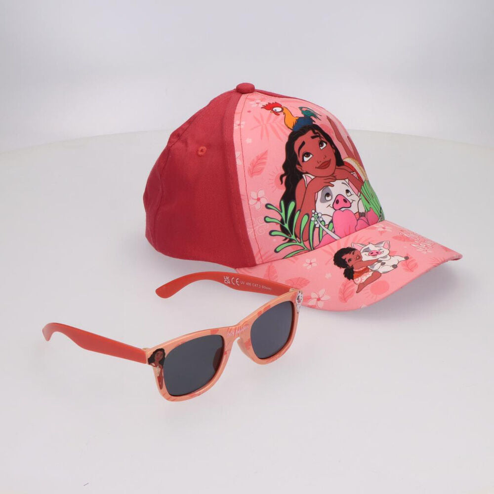 Disney Moana hat and sunglasses set