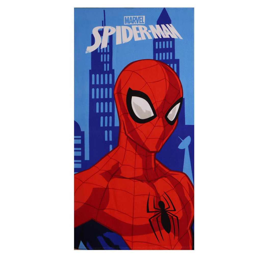 Spiderman Marvel towel, sleeping bag, and cap set
