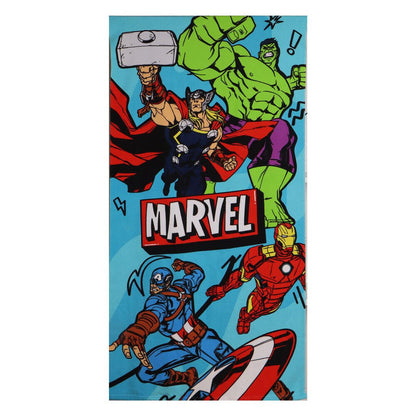 Juego de toalla saco de dormir y gorro de Marvel de los Vengadores