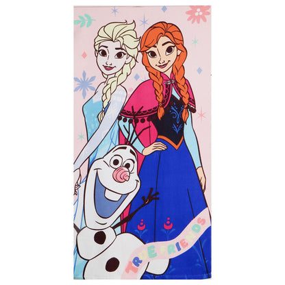 Ensemble serviette sac de couchage et bonnet Disney La Reine des Neiges
