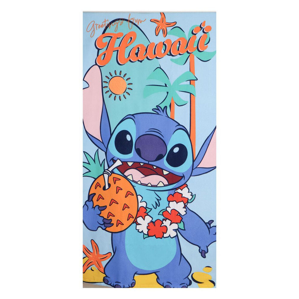 Zestaw ręcznik śpiwór i czapeczka Stitch Disney
