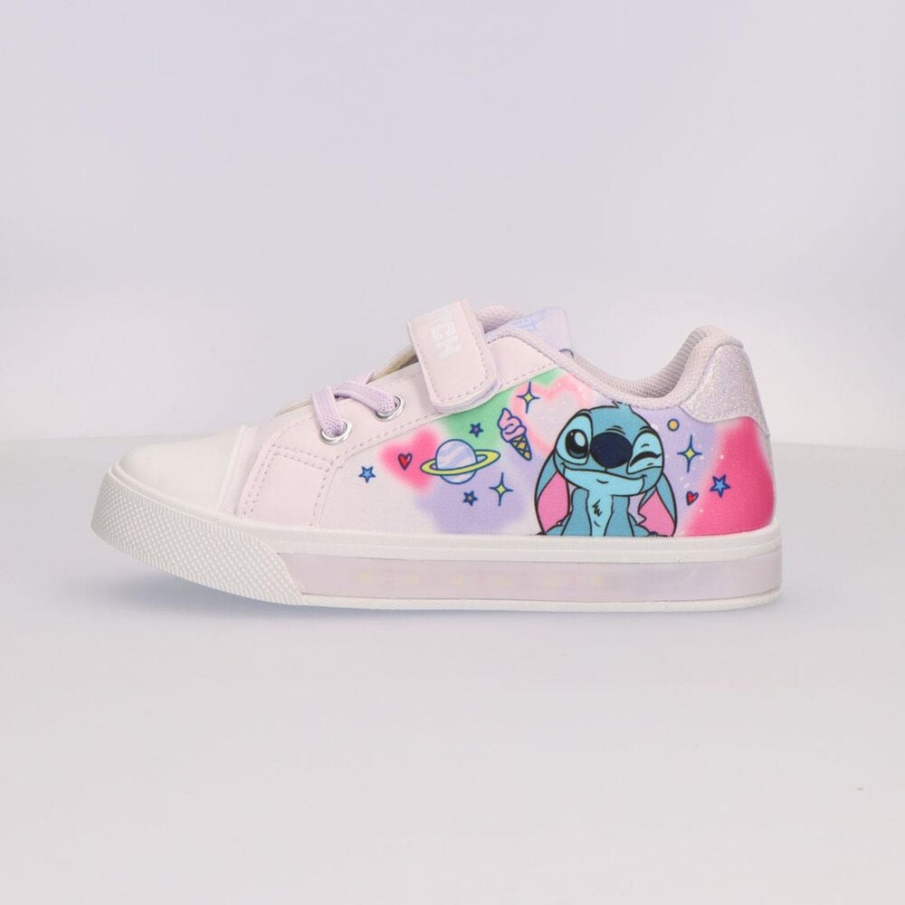 Stitch Disney light-up canvas sneakers