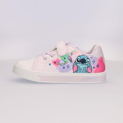 Stitch Disney light-up canvas sneakers