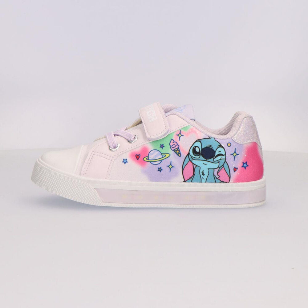 Stitch Disney light-up canvas sneakers