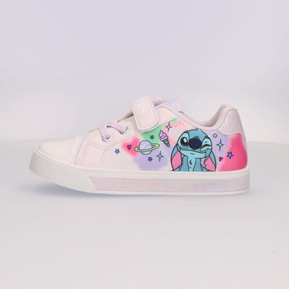 Stitch Disney light-up canvas sneakers
