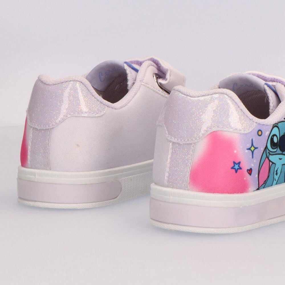 Stitch Disney light-up canvas sneakers