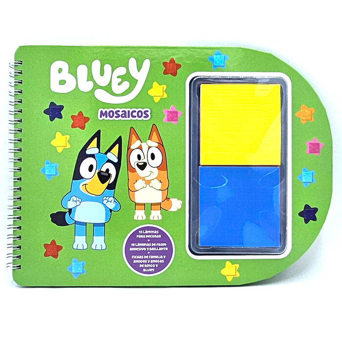 bluey mosaics notebook