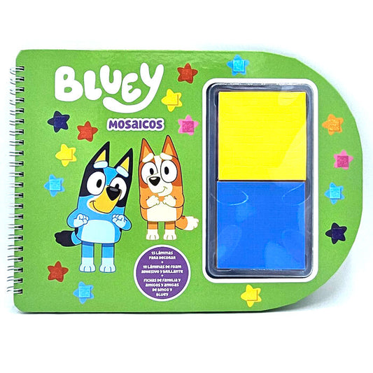 bluey mosaics notebook