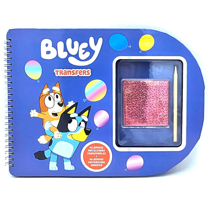 bluey transfers notebook