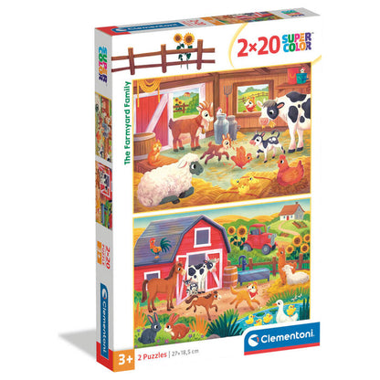 farm puzzle 2x20pcs