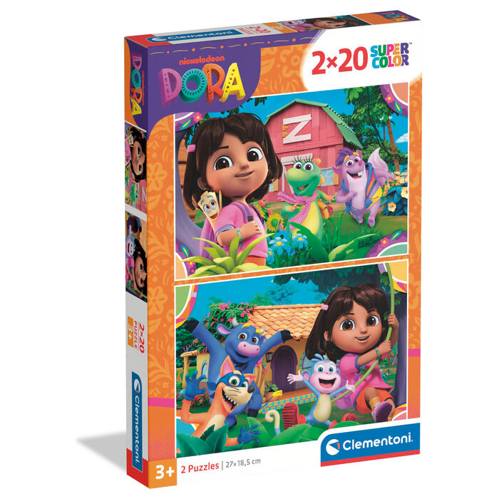 dora the explorer puzzle 2x20pcs