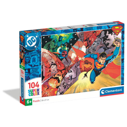 Superman DC Comics Puzzle 104pcs