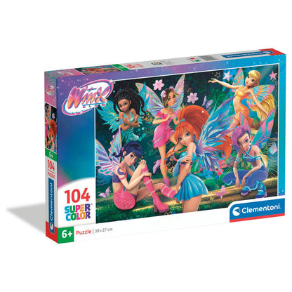 winx puzzle 104pcs