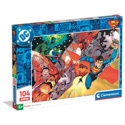 Superman DC Comics Puzzle 104pcs
