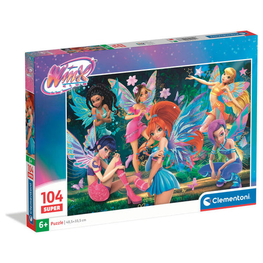 winx puzzle 104pcs
