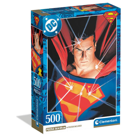 superman dc comics puzzle 500pcs