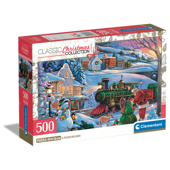 christmas train puzzle 500pcs