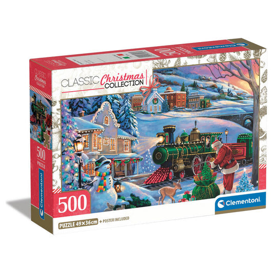 christmas train puzzle 500pcs