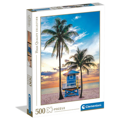 miami florida beach puzzle 500pcs