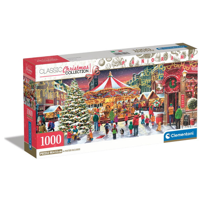 christmas village panorama puzzle 1000pcs