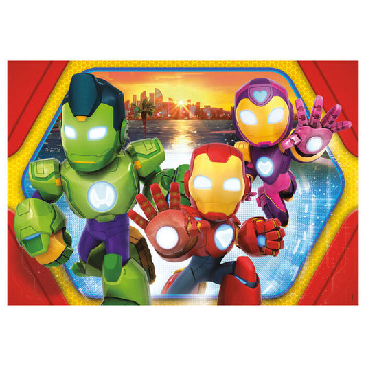 Puzzle Maxi Iron Man and His Super Team Marvel 24pcs