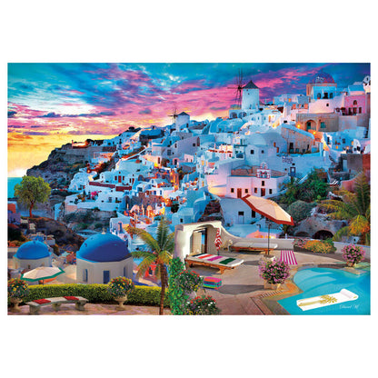 Puzzle con veduta della Grecia 500 pezzi