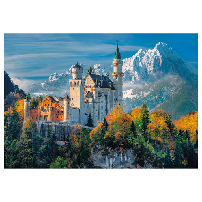 Quebra cabeça do Castelo de Neuschwanstein com 500 peças