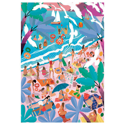 Sonntag am Strand Puzzle 1000 Teile
