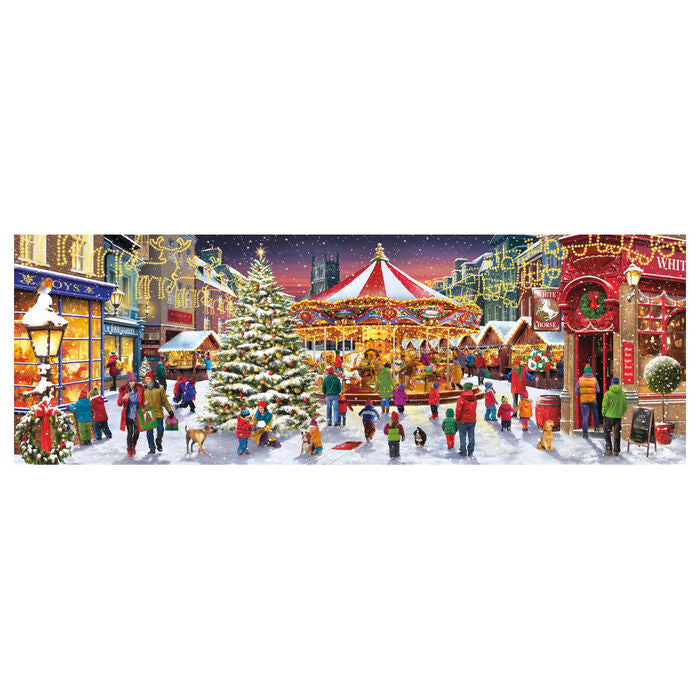 Christmas Village Panorama Puzzle 1000pcs