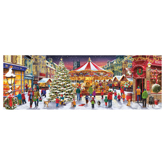 Christmas Village Panorama Puzzle 1000pcs