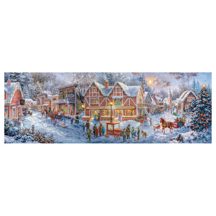 Puzzle Panorama Preparativi per Natale 1000 pezzi