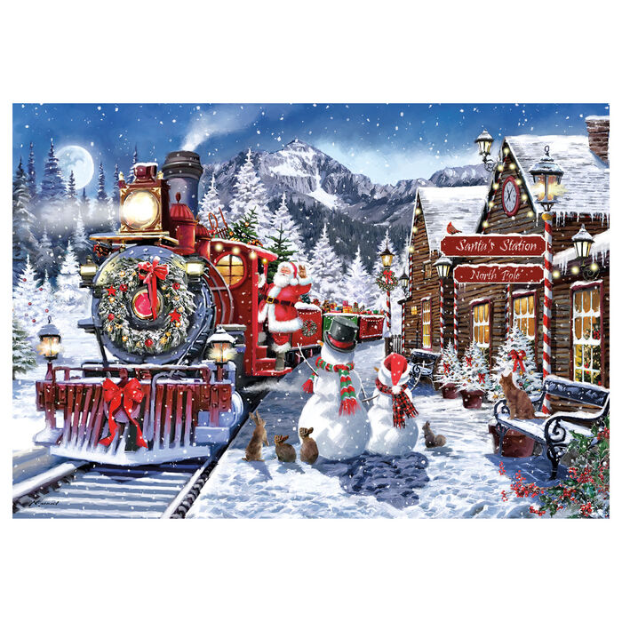 Bahnhof Puzzle 500 Teile