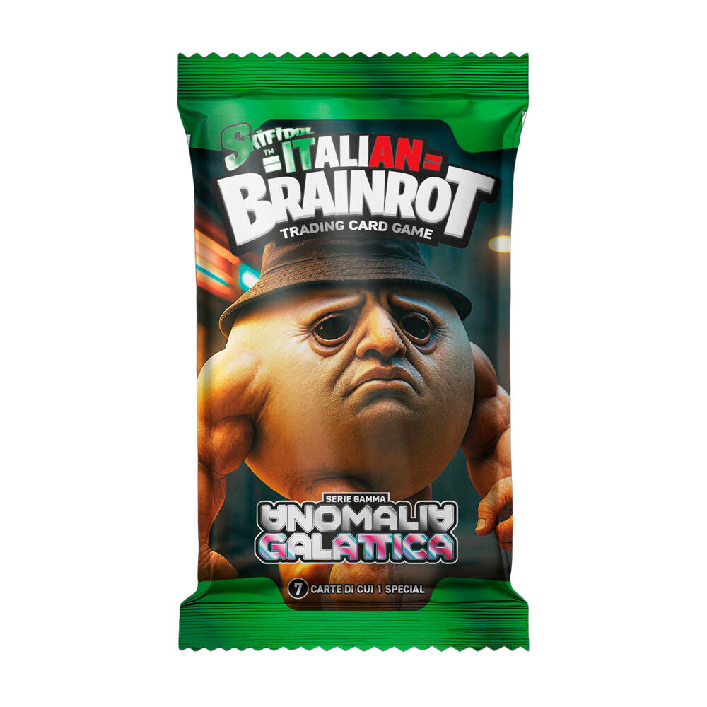 Album + Packung mit 7 Sammelkarten Galactic Anomaly Serie 3 Italian Brainrot Italian