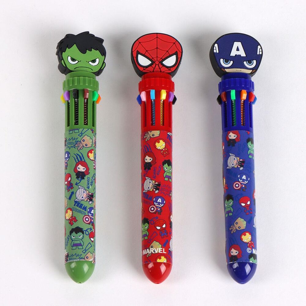 Avengers Marvel Różnorodne kolorowe długopisy