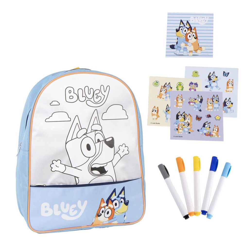bluey diy backpack set