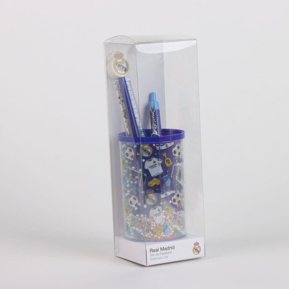 real madrid stationery pencil holder