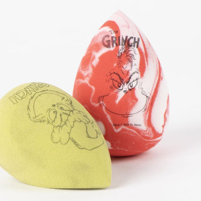 Blister pack of 2 makeup sponges, The Grinch