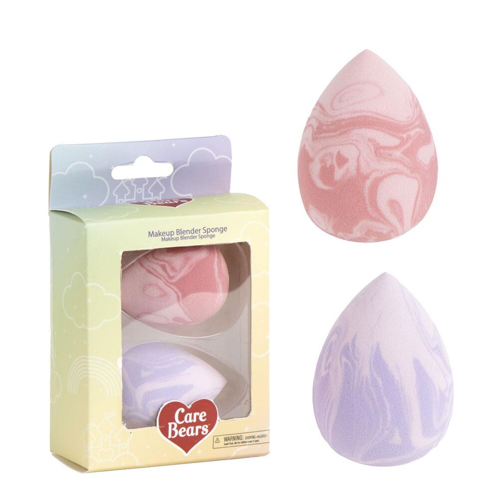 blister pack of 2 care bears makeup sponges
