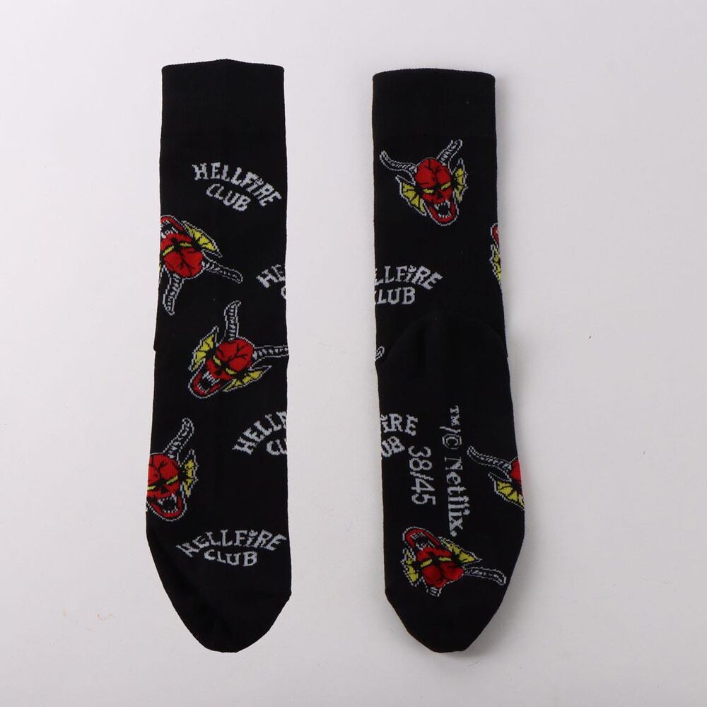 Hellfire Club Stranger Things Adult Socks