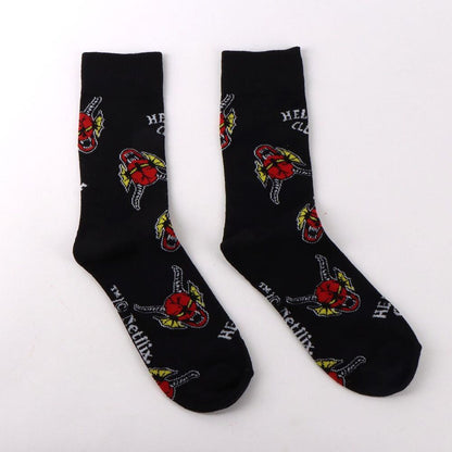 Hellfire Club Stranger Things Adult Socks