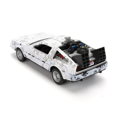 Replica della Macchina del Tempo con Effetto Ghiaccio Dloriano  40° Anniversario Ritorno al Futuro