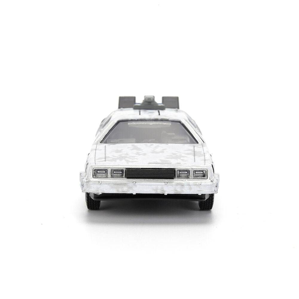 Replica della Macchina del Tempo con Effetto Ghiaccio Dloriano  40° Anniversario Ritorno al Futuro