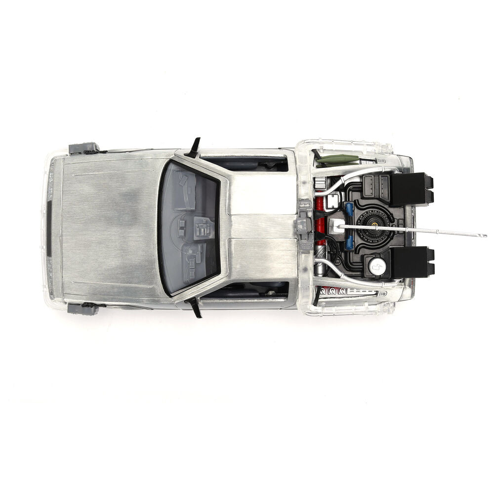 Replika DLorean Hollywood Rides Time Machine 40th Anniversary Back to the Future