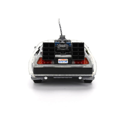 Replika DLorean Hollywood Rides Time Machine 40th Anniversary Back to the Future