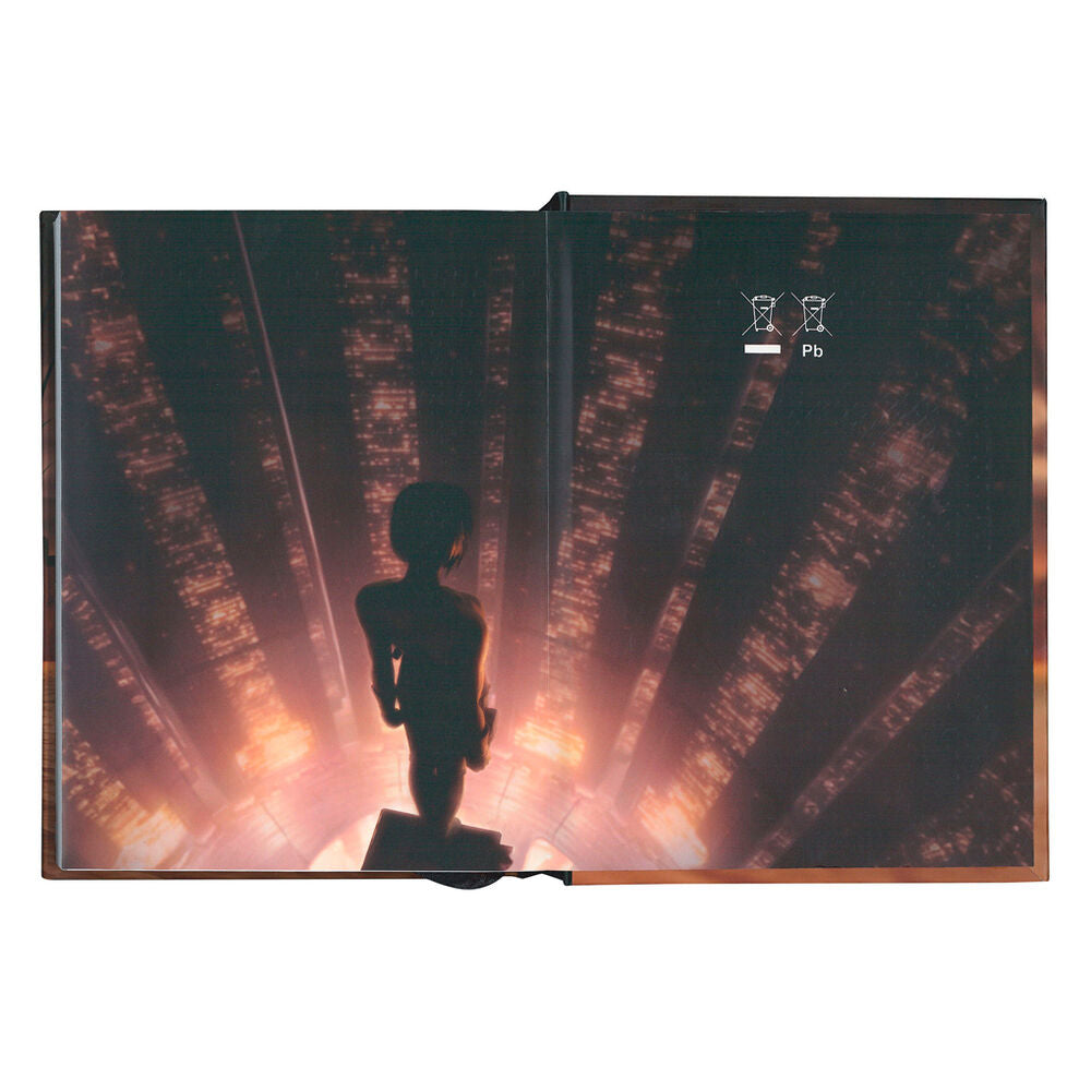 City Ghost in the Shell Light Up Notebook