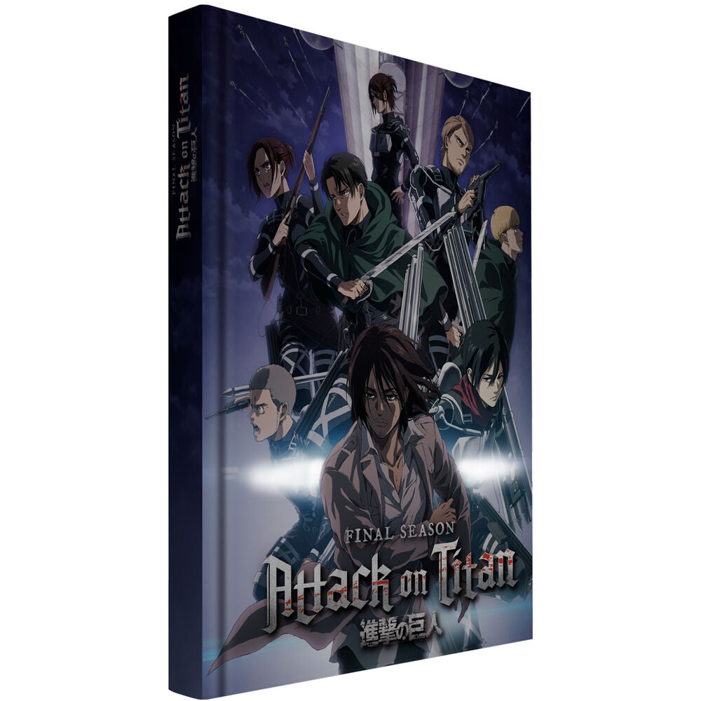 attack on titans light up notebook