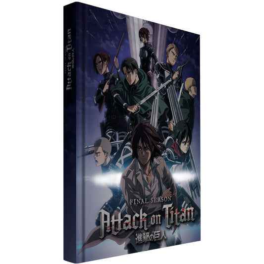attack on titans light up notebook