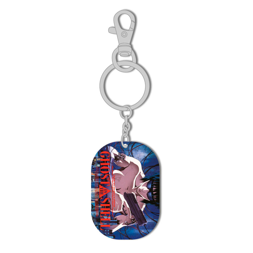armed motoko ghost in the shell metal keychain
