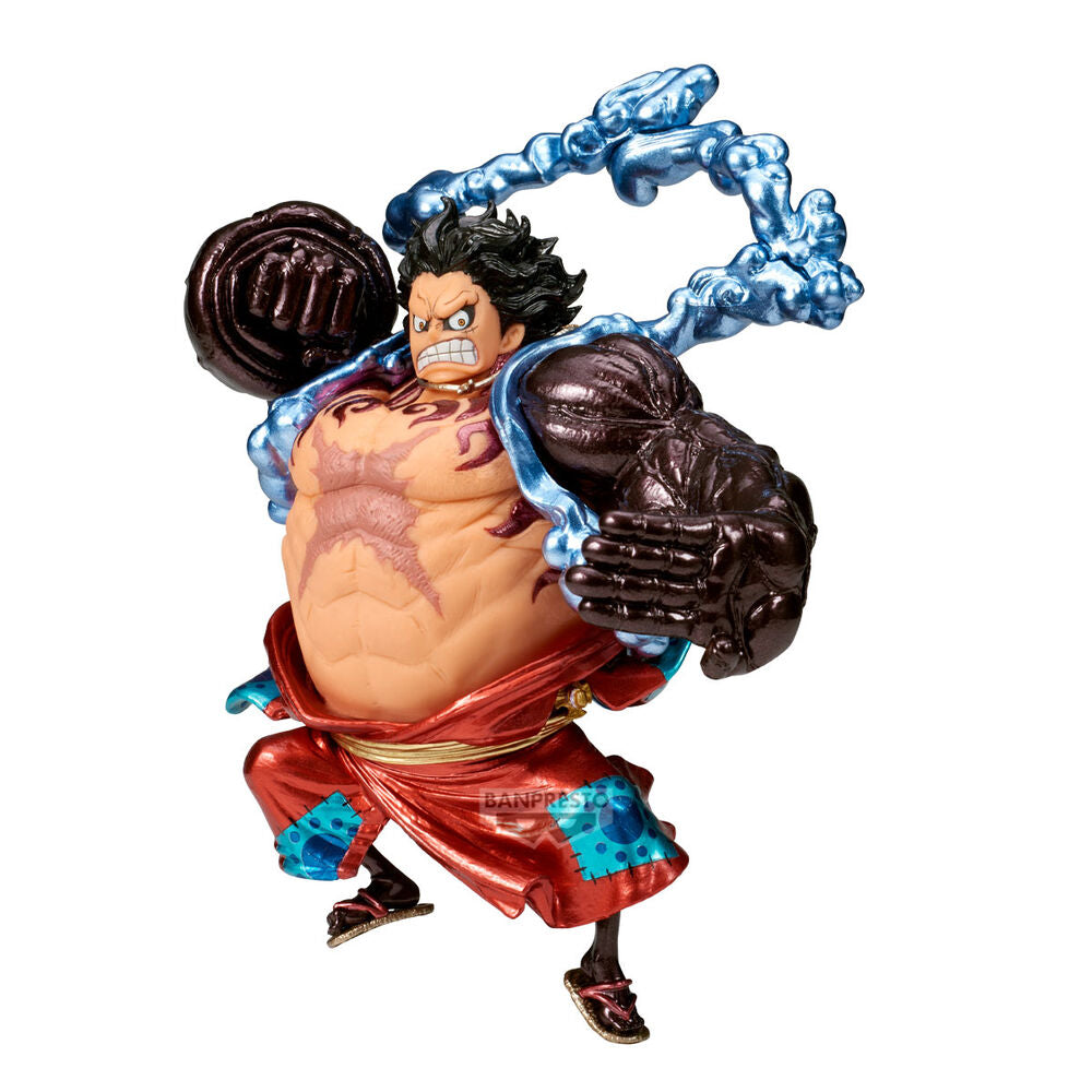 figure monkey d luffy gear 4 boundman king of artist one piece 17cm