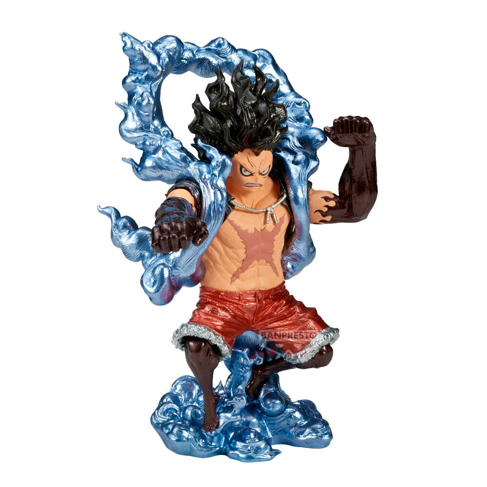 figure monkey d luffy gear 4 snakeman king of artist one piece 19cm
